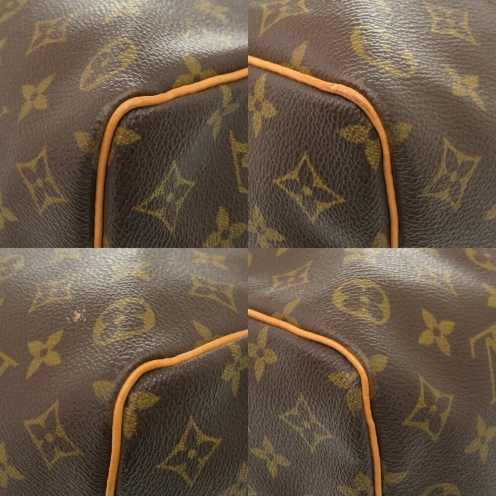 LOUIS VUITTON Brown Monogram Keepall 50 Boston Bag